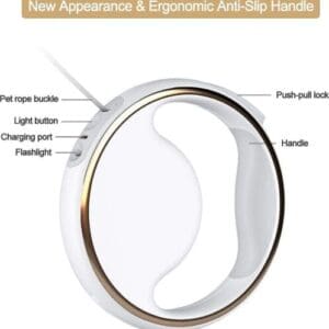 Elegant woman in stylish spring attire outdoors.