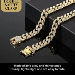 Elegant woman in a stylish black dress.