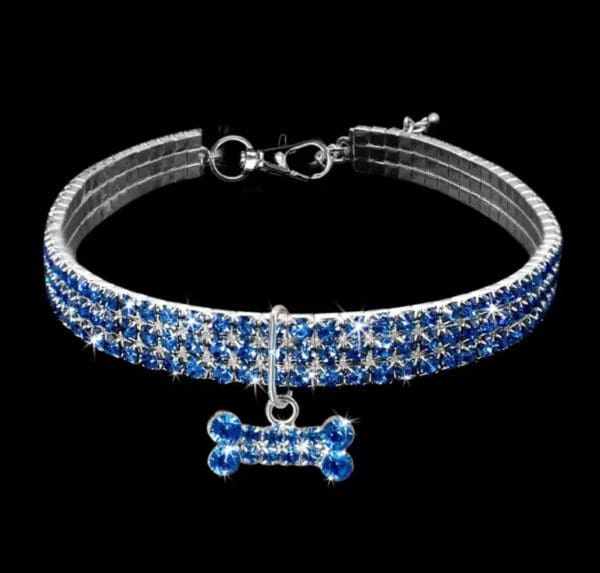 Rhinestone Bone Charm Choker Necklaces - Image 6