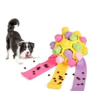 Colorful abstract digital art with geometric shapes.